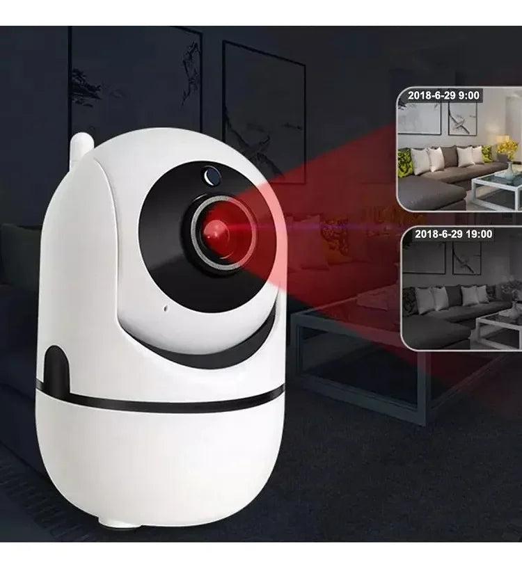 Cámara PTZ Interior 3 MP 360° | Wi-Fi, Audio Bidireccional, Visión Nocturna, Detección de Movimiento | app iCSee - Mijaíl Tienda
