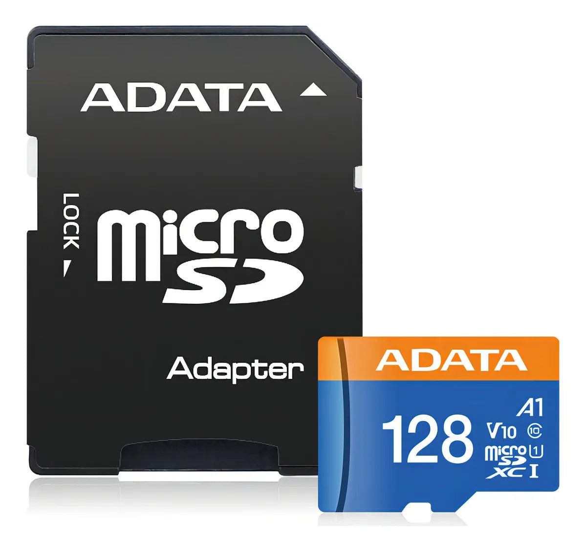 Micro SD 128 GB Adata Premier A1 V10 Clase 10 + Adaptador SD | Hasta 100 MB/s, Full HD, Resistente, Garantía - Mijaíl Tienda