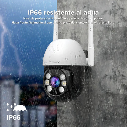 Kit NVR Wi-Fi 4 Cámaras PTZ 2MP | Monitor LCD 10” Integrado + Disco 500 GB | ¡Instalación fácil, sin cables complicados! - Mijaíl Tienda