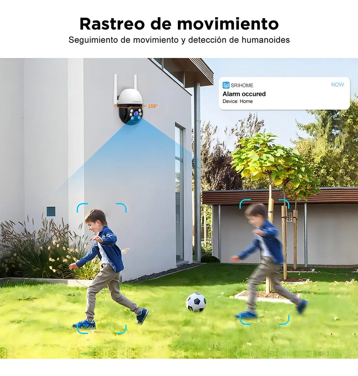 Kit NVR Wi-Fi 4 Cámaras PTZ 2MP | Monitor LCD 10” Integrado + Disco 500 GB | ¡Instalación fácil, sin cables complicados! - Mijaíl Tienda