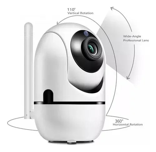 Cámara PTZ Interior 3 MP 360° | Wi-Fi, Audio Bidireccional, Visión Nocturna, Detección de Movimiento | app iCSee - Mijaíl Tienda