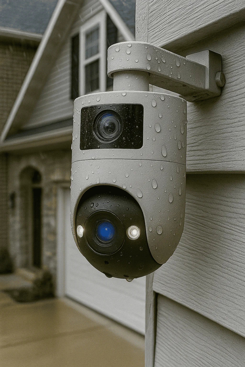 Cámara Exterior 2K Dual-Lens 360° | Wi-Fi 5 GHz/2.4 GHz | Color Night Vision | Instalación Fácil - Mijaíl Tienda